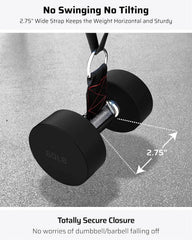 Weight Lifings Dumbbell Barbell Straps - Chain Gym Belt Dip