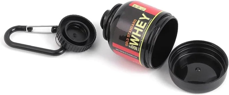 Whey Protein Powder Container Keychain - Easy To Carry