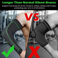 Elbow Support For Gym - Arm Sleeves Elbow Band Compression