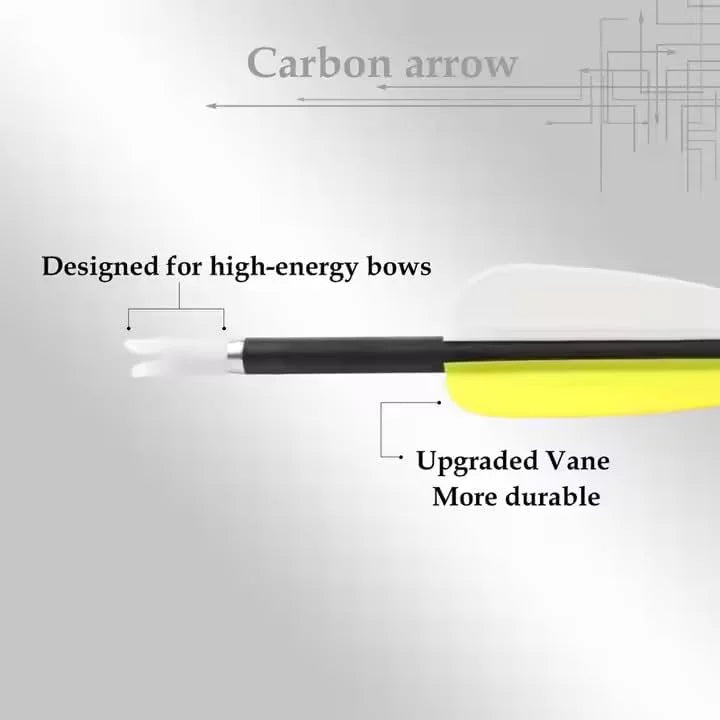 Archery Arrows - Carbon Fiber, Fiberglass Mixed Glass Arrow