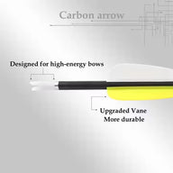 Archery Arrows - Carbon Fiber, Fiberglass Mixed Glass Arrow