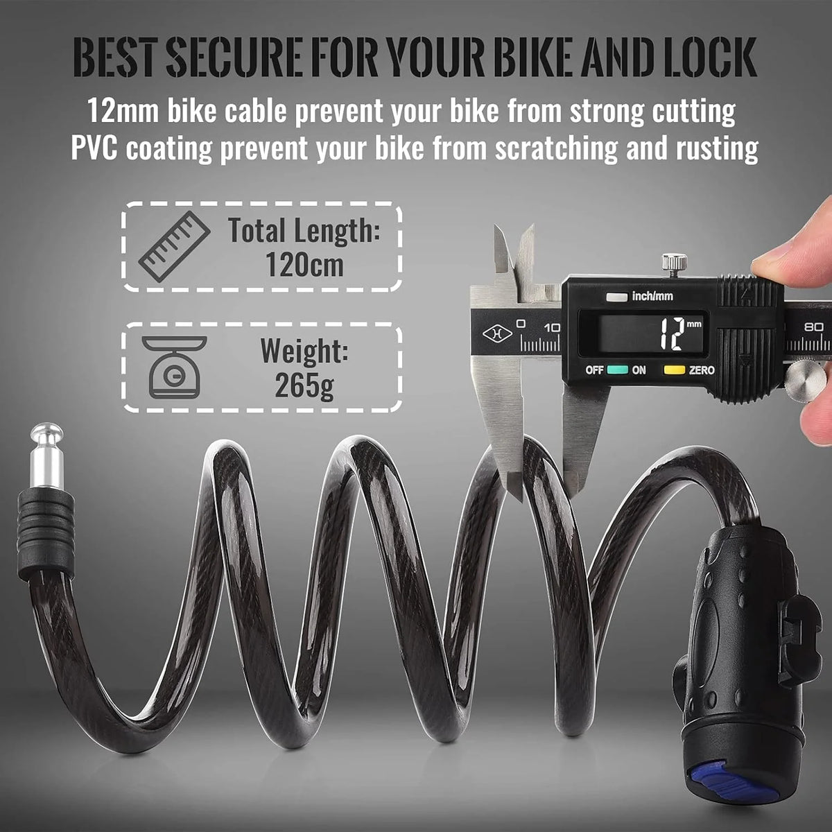 Cycle Lock For Bicycle With Key - Advanced Locks For Bike