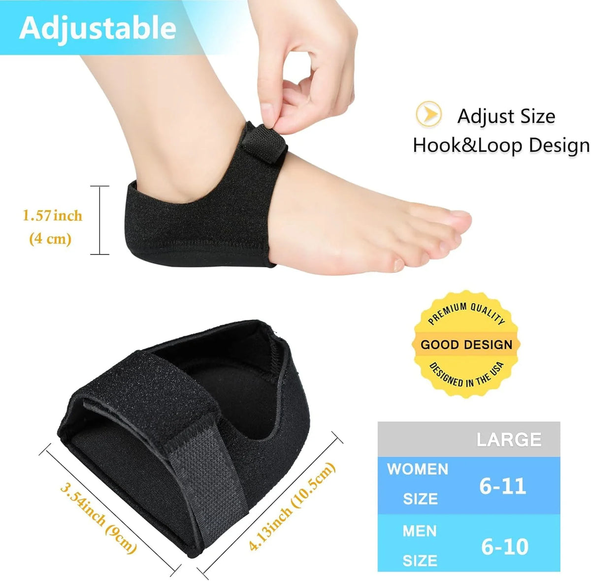 Gell Heel Pad Silicon Heel Socks