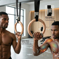 Gymnastics Rings With Straps