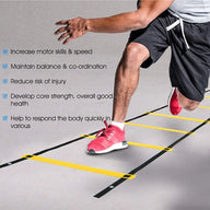 Agility Ladder 4 Meter Speed Training Ladder With 10 Rungs