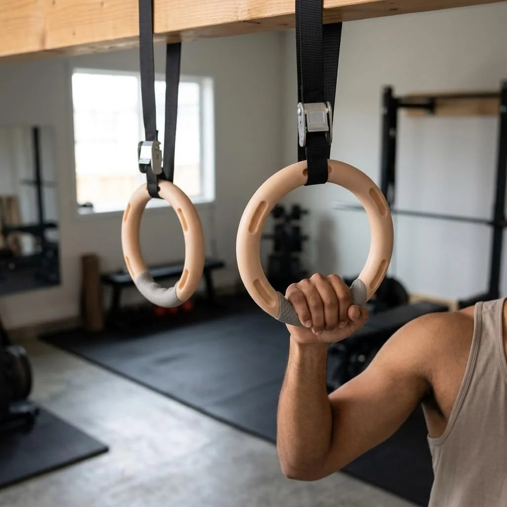Gymnastics Rings With Straps