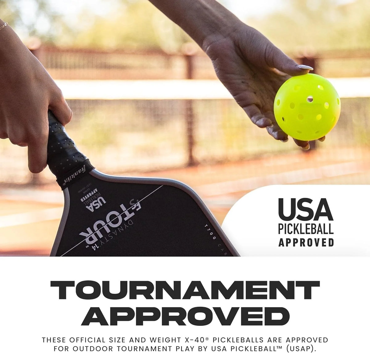 Leosportz Leoportz Pickleball Balls 40 Holes - Pickle Ball High