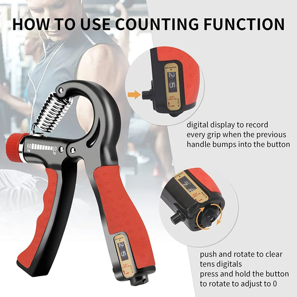 Hand Grip Strengthener - Improved Desgine 10 - 100 Hand Grip
