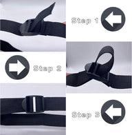 Leosportz Arm Wrestling Competition Match Strap - 2 Non Slip Design