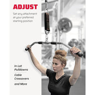 Gym Cable Attachment Straps For Heavy Workout - Versitle