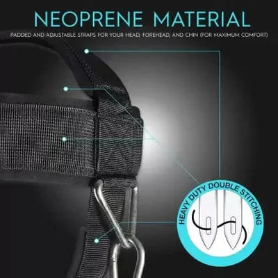 Leosportz Neck Harness For Weight Training - Head Harness Resistance
