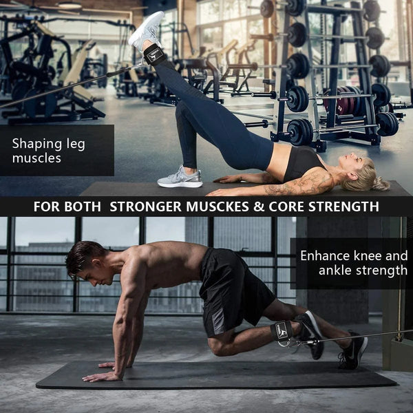 Ankle Strap For Gym Cable Machine - Heavy Ankle Band For Gym