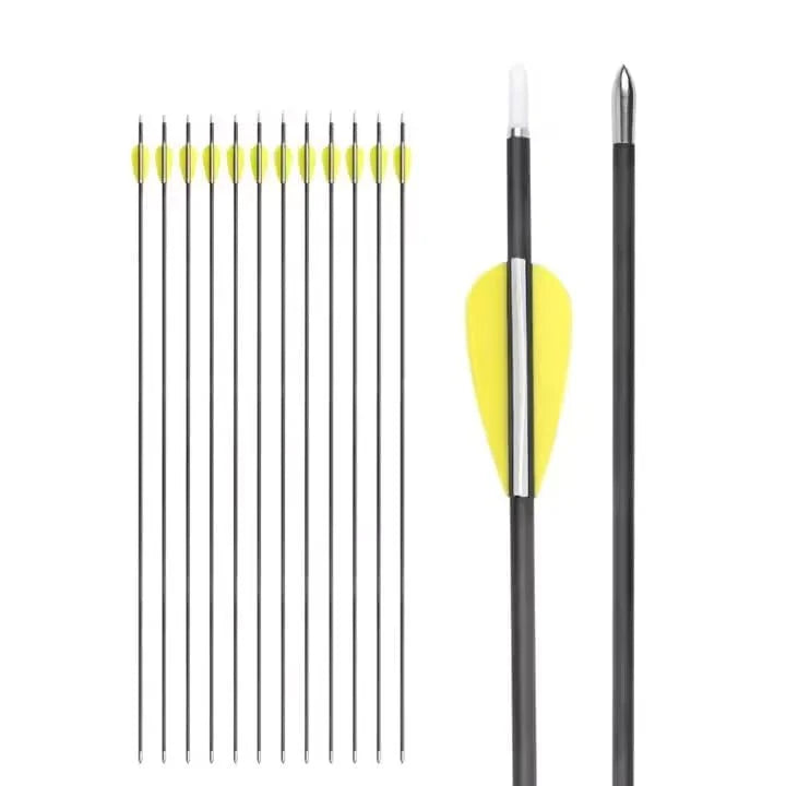 Archery Arrows - Carbon Fiber, Fiberglass Mixed Glass Arrow