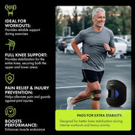 Knee Brace With Side Pads For Meniscus Tear Pain Relief