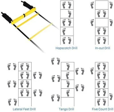 Agility Ladder 4 Meter Speed Training Ladder With 10 Rungs