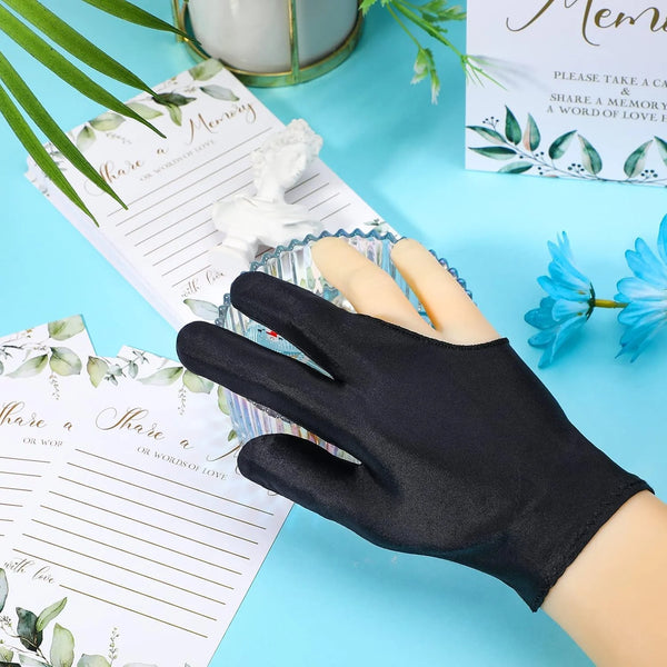 Leosportz Snooker Gloves For Pool Ball - 3 Finger Cue Gloves Table