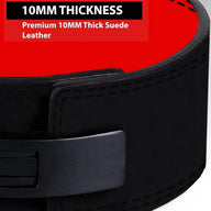 Leosportz Weight Lifting Belt For Gym Workout - Vegan Gym Belt