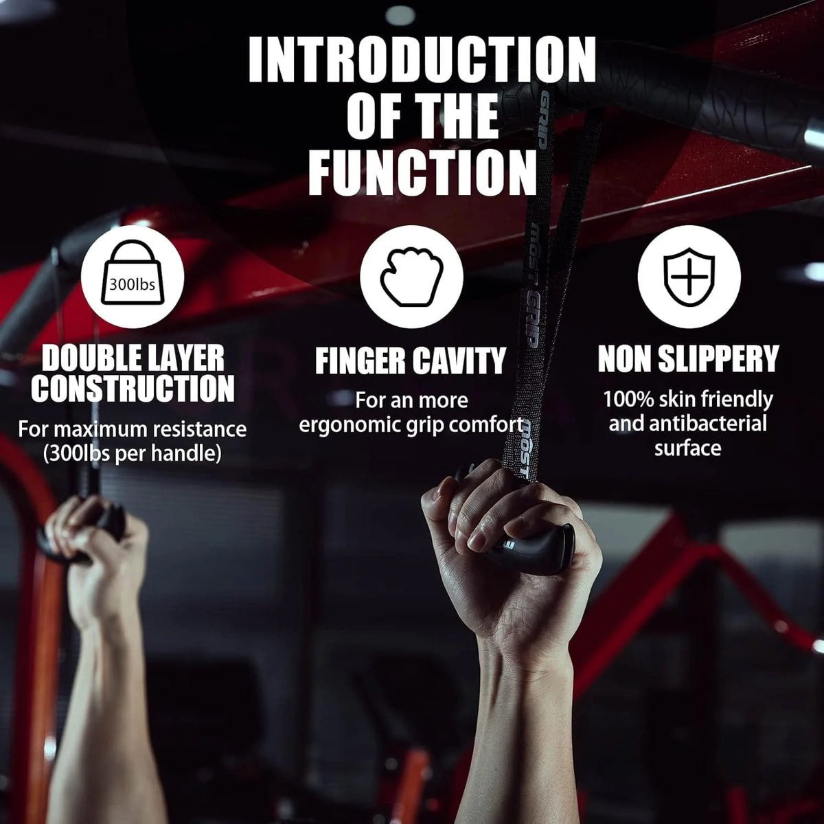 Gym Handles For Pull Up - Imporoved Bullhorn Design