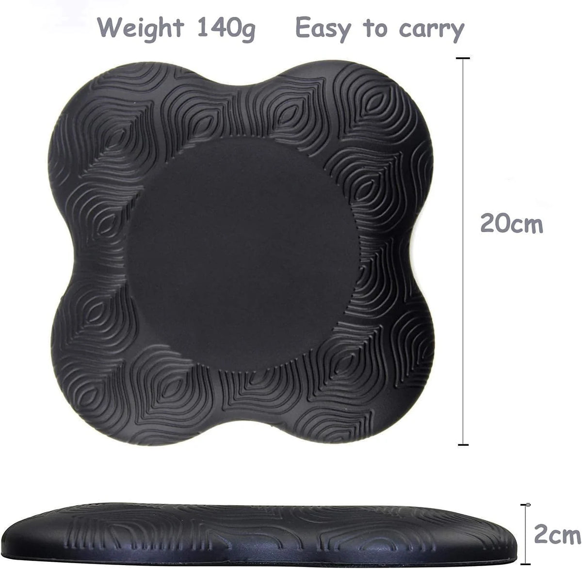 Yoga Cushion Knee Pad - 20 Tpe Made Yoga Knee Elbow Pad