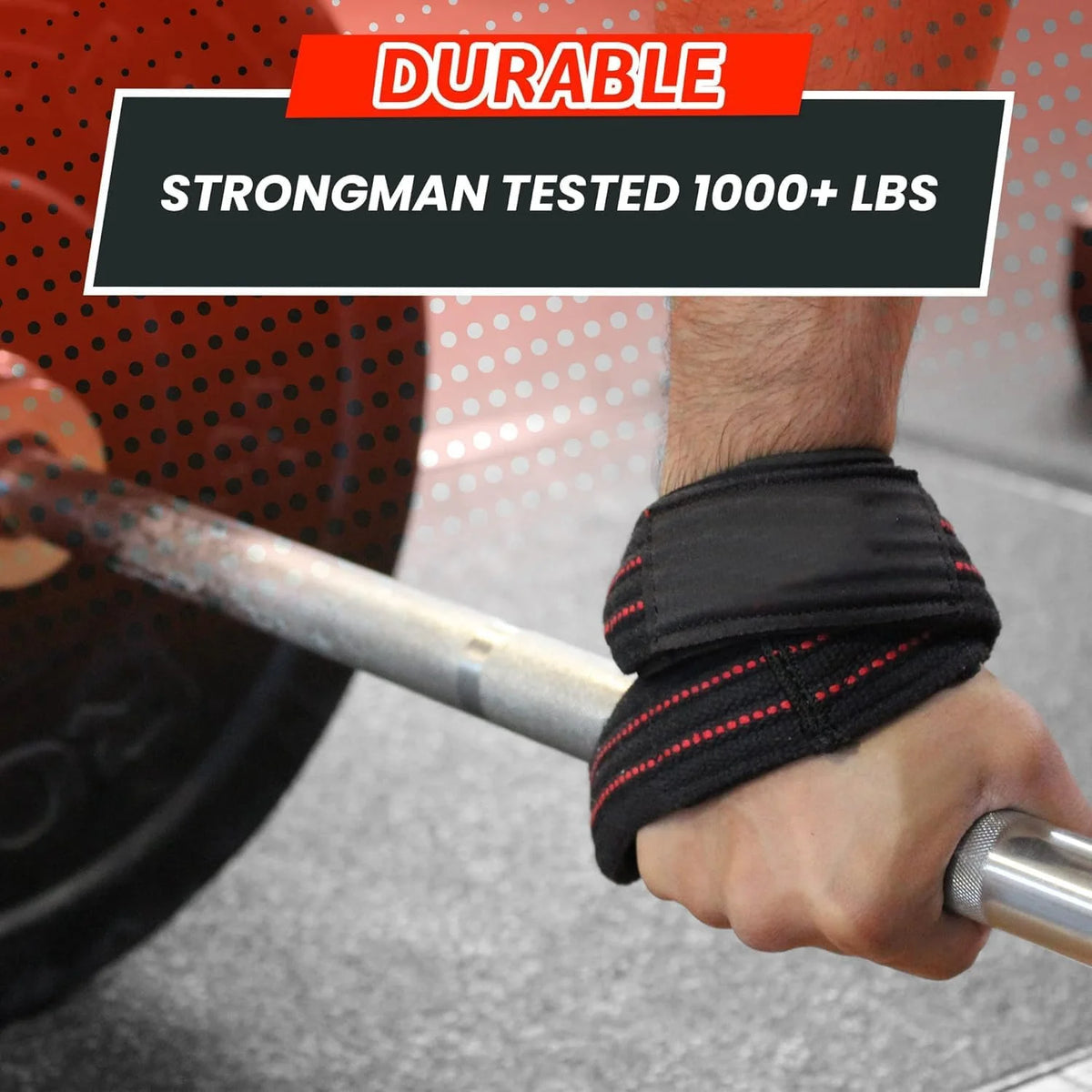 Weight Lifting Straps With Weight Lifting Grip - Deadlift
