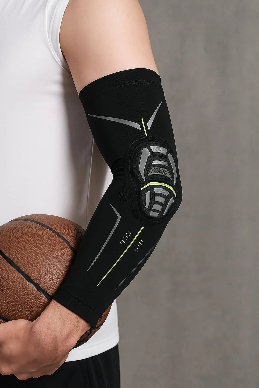 Arm Sleeves For Riders With Protection Pads (1 Pc) - Elbow